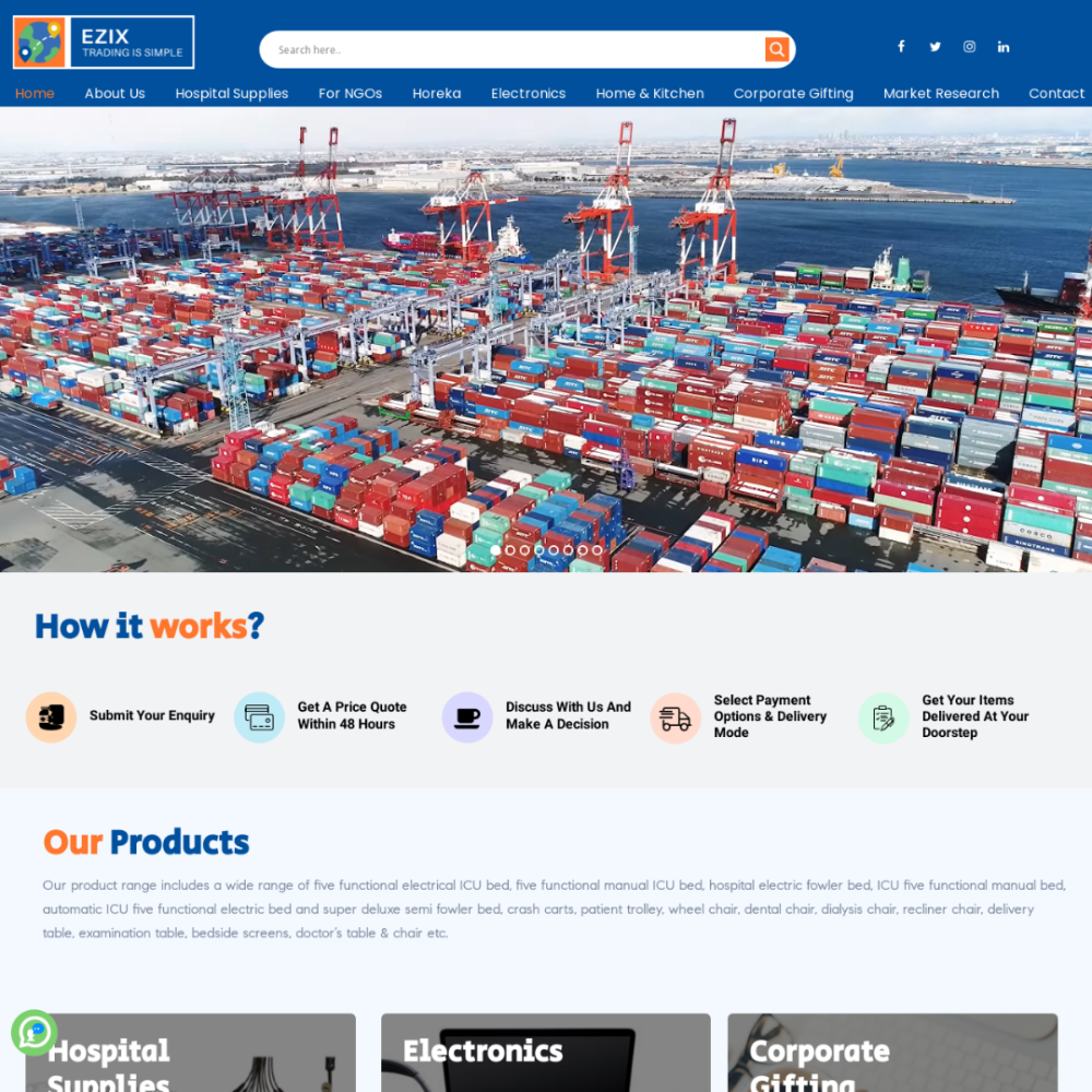 Ezix website
